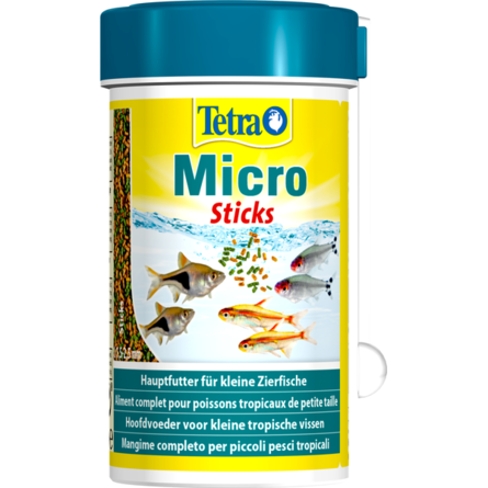 Tetra Micro Sticks Корм для всех видов мелких рыб, микропалочки, 100 мл - фото 1