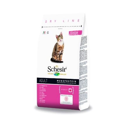 Schesir Adult Сухой корм для взрослых кошек (с ветчиной), 400 гр