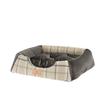 Ferplast EDINBURGH Домик-трансформер, коричневый, с двухсторонней подушкой – интернет-магазин Ле’Муррр