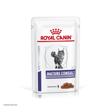 Royal Canin Senior Consult Stage 1 Влажный лечебный корм для пожилых кошек при старении, 100 гр - фото 1