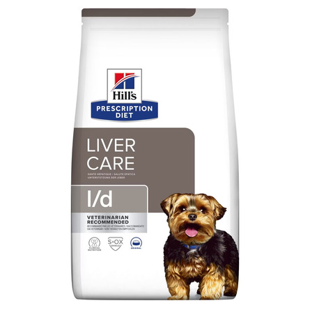 Hill's Prescription Diet l/d Liver Care Сухой лечебный корм для собак при заболеваниях печени, 2 кг - фото 1