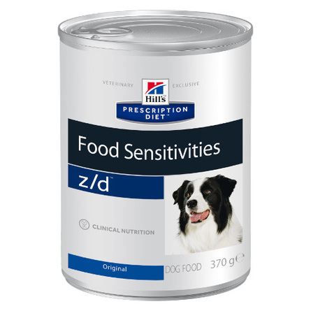 Hill's Prescription Diet z/d Food Sensitivities Влажный лечебный корм для собак при заболеваниях кожи и аллергиях, 370 гр - фото 1