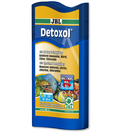 JBL Detoxol Мгновенно убирает токсины из аквариумной воды, 250 мл - фото 1