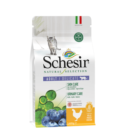 SCHESIR NS Grain-Free Monoprotein Корм для кошек, 1,4 кг - фото 1