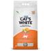 CAT'S WHITE Orange Комкующийся наполнитель для кошек, с ароматом апельсина – интернет-магазин Ле’Муррр