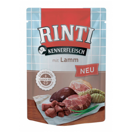 Rinti Leichte Beute пауч желе для собак (ягненок), 400 гр