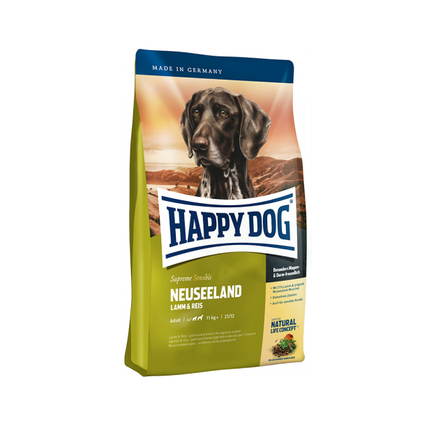 Happy Dog Сухой корм для собак средних и крупных пород с чувствительным пищеварением с ягненком и рисом, Новая Зеландия, 2,8 кг - фото 1