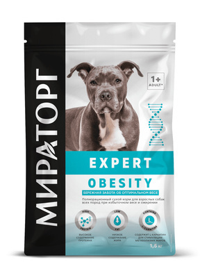 Мираторг Winner Expert Сухой корм для собак всех пород Контроль веса, 1,5 кг - фото 1