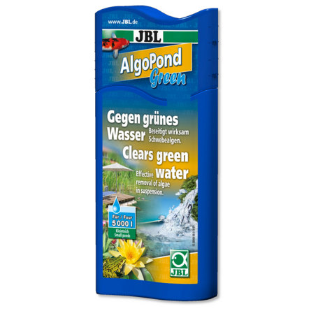 JBL AlgoPond Green Кондиционер для борьбы с плавающими водорослями в садовом пруду, 250 мл - фото 1