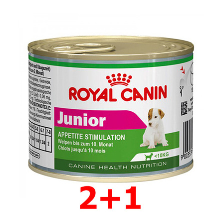 Набор Royal Canin Junior Mousse паштет для щенков до 10 месяцев 2+1 – интернет-магазин Ле’Муррр