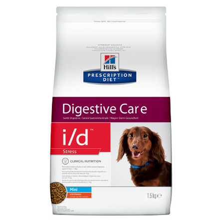 Hill's Prescription Diet i/d Stress Mini Digestive Care Сухой лечебный корм для собак мелких пород при заболеваниях ЖКТ при стрессе (с курицей), 1,5 кг - фото 1