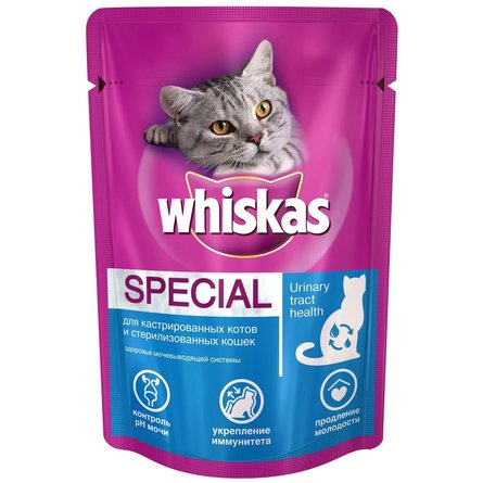 Whiskas Влажный корм для стерилизованных кошек, рагу - фото 1