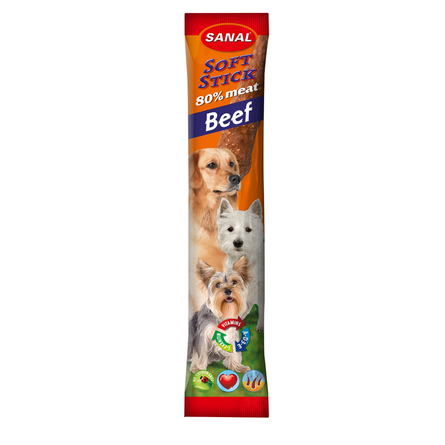Sanal Beef Колбаска для взрослых собак всех пород (с говядиной) – интернет-магазин Ле’Муррр