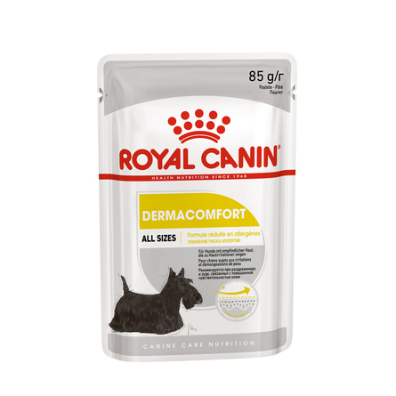 Royal Canin Dermacomfort Паштет для взрослых собак всех пород с чувствительной кожей, 85 гр - фото 1