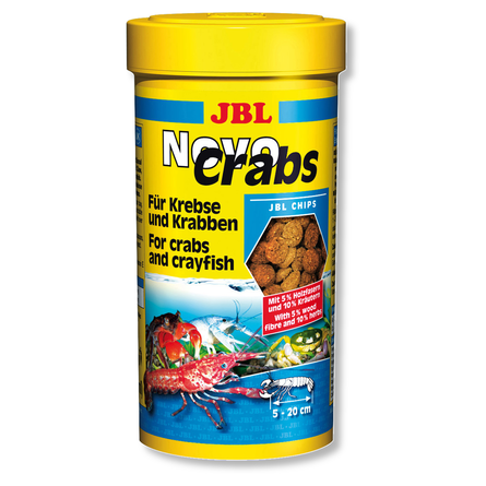Купить JBL NovoCrabs Корм для панцирных ракообразных, чипсы, 250 мл за 758.00 ₽