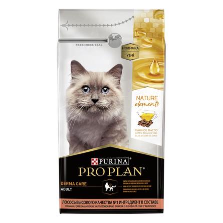 Сухой корм Pro Plan® Nature Elements для взрослых кошек, с высоким содержанием лосося, 1,4 кг - фото 1