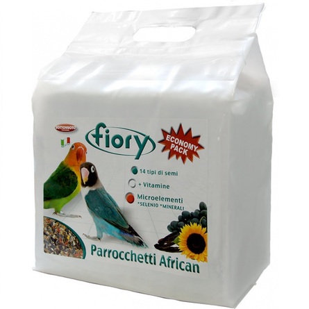 Fiory Корм для средних попугаев Parrocchetti African 3,2 кг , 3,2
