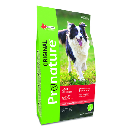 Pronature Original NEW Сухой корм для взрослых собак всех пород (с ягнёнком), 11,3 кг