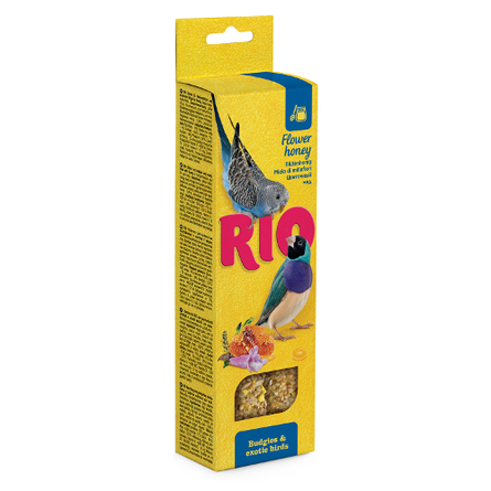Rio Палочки для волнистых попугайев и экзотических птиц (с мёдом), 80 гр - фото 1