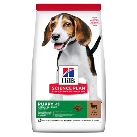 Hill's Science Plan Корм для щенков средних пород (с ягненком и рисом), 2,5 кг - фото 1