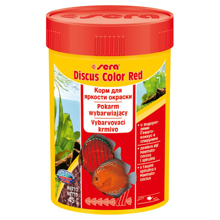 Sera Discus Color Red корм для красных и оранжевых дискусов – интернет-магазин Ле’Муррр