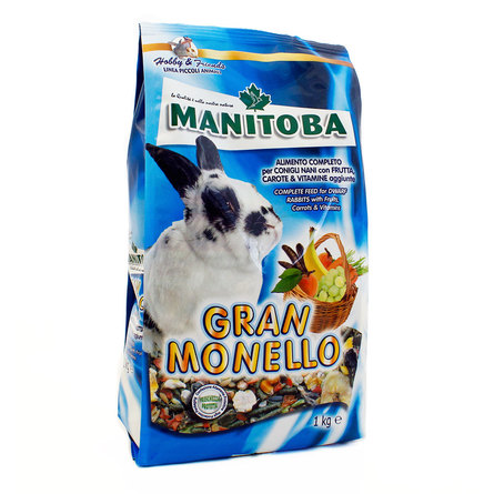 Manitoba Gran Monello Корм для кроликов (питательный), 1 кг - фото 1