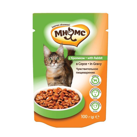 Мнямс Корм для кошек с чувствительным пищеварением, Пауч – интернет-магазин Ле’Муррр