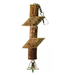 Zoobaloo Игрушка для птиц брусочки на цепи с колоколом, 15см – интернет-магазин Ле’Муррр