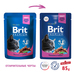 Brit Premium Пауч с цыпленком и индейкой в соусе для взрослых кошек, 85 гр – интернет-магазин Ле’Муррр