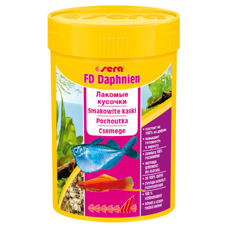 Sera FD Daphnia деликатес из дафнии для рыб – интернет-магазин Ле’Муррр