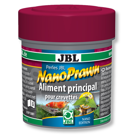 Купить JBL NanoPrawn Корм для креветок, гранулы, 60 мл за 380.00 ₽