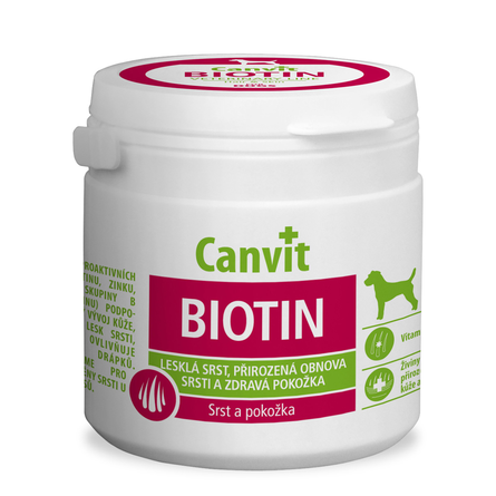 Biofaktory Canvit Biotin Витаминно-минеральная добавка для взрослых собак (с биотином), 100 таблеток – интернет-магазин Ле’Муррр