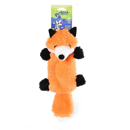 PET STAR Игрушка для собак ЛИСА с пищалкой – интернет-магазин Ле’Муррр