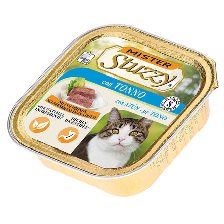 Mister Stuzzy Cat Кусочки паштета для взрослых кошек (с тунцом), 100 гр - фото 1