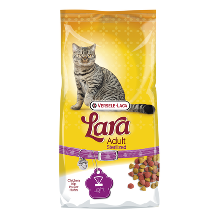 Увеличенная упаковка Lara Adult Sterilized Сухой корм для взрослых кошек 1,8 кг + 200 гр (с курицей), 2 кг - фото 1