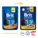 Brit Premium Пауч с лососем и форелью в соусе для взрослых кошек, 85 гр – интернет-магазин Ле’Муррр