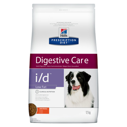 Hill's Prescription Diet i/d Digestive Care Сухой лечебный корм для собак при заболеваниях ЖКТ (с курицей), 12 кг - фото 1