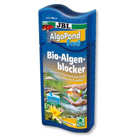 JBL AlgoPond Sorb Биологический блокатор водорослей для пруда, 500 мл - фото 1