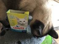 Пользовательская фотография №2 к отзыву на Омега Neo+ Блестящая шерсть Лакомство для кошек для кожи и шерсти, 90 таблеток