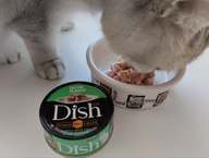 Пользовательская фотография №1 к отзыву на NUTRI PLAN DISH корм для кошек белый тунец в бульоне 