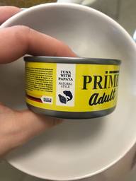 Пользовательская фотография №2 к отзыву на PRIME ADULT Консервированный корм для кошек, тунец с папайей в собственном соку 